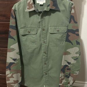 Denim & Supply Ralph Lauren Camo Green Shirt